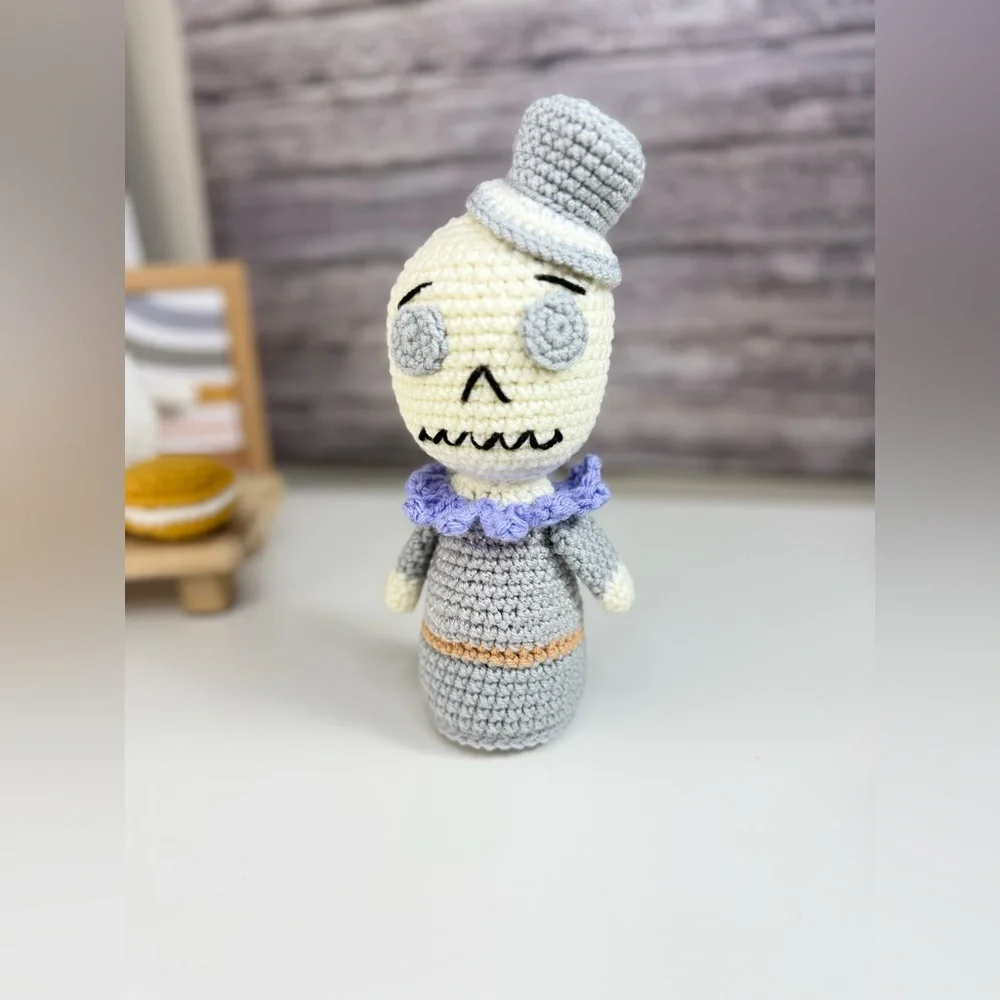 Handcrafted Crochet Mr. Skeleton Halloween Amigurumi - Picture 4 of 11